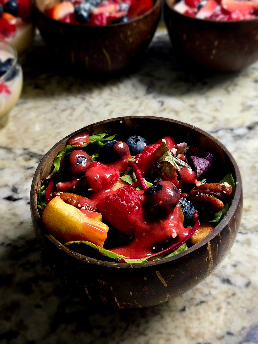 Set of 3 Recycled Coconut Shell Bowls