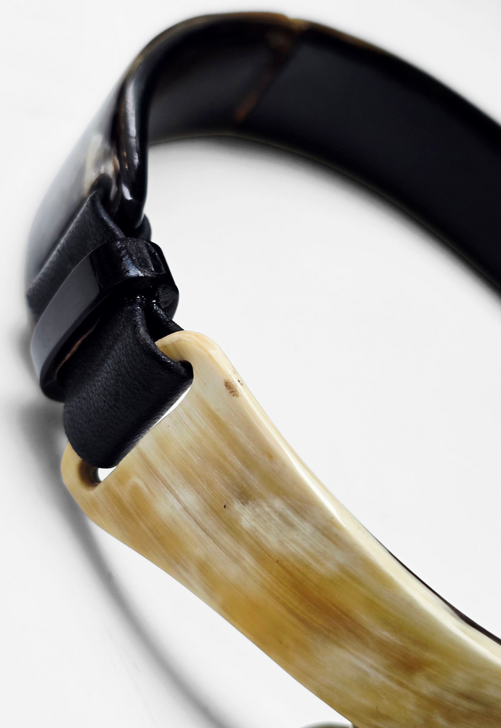 Asaase Yaa Necklace – Cow Horn & Jasper Statement Jewelry by Fulera