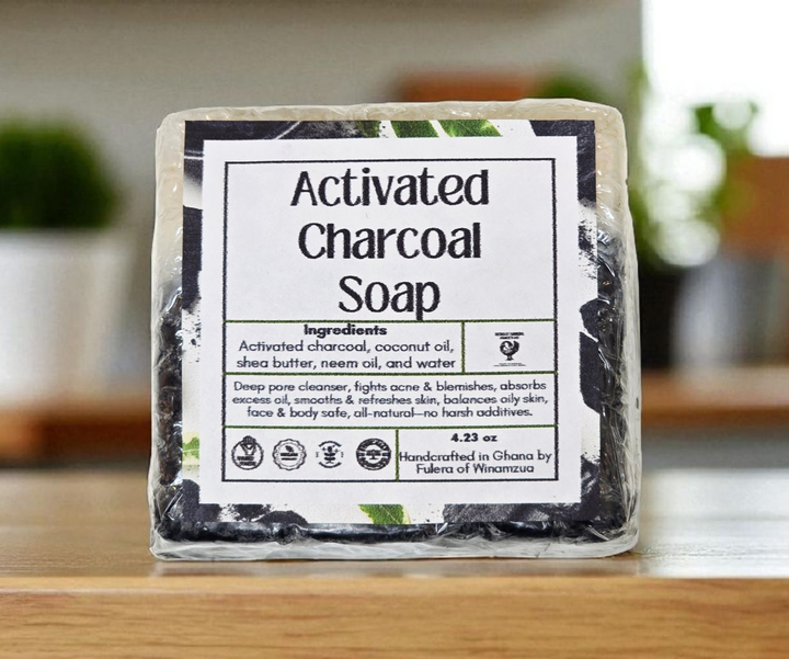 Activated Charcoal Soap-All Natural