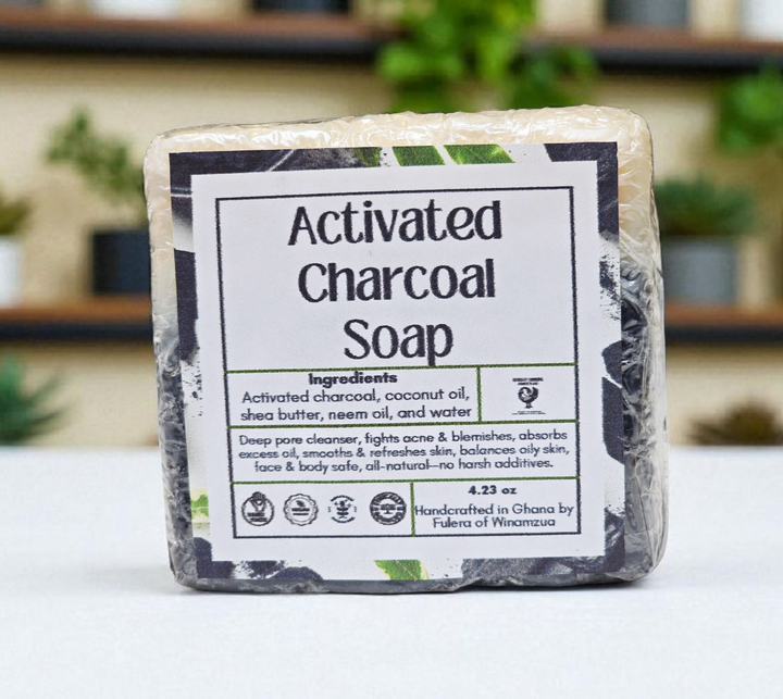 Activated Charcoal Soap-All Natural