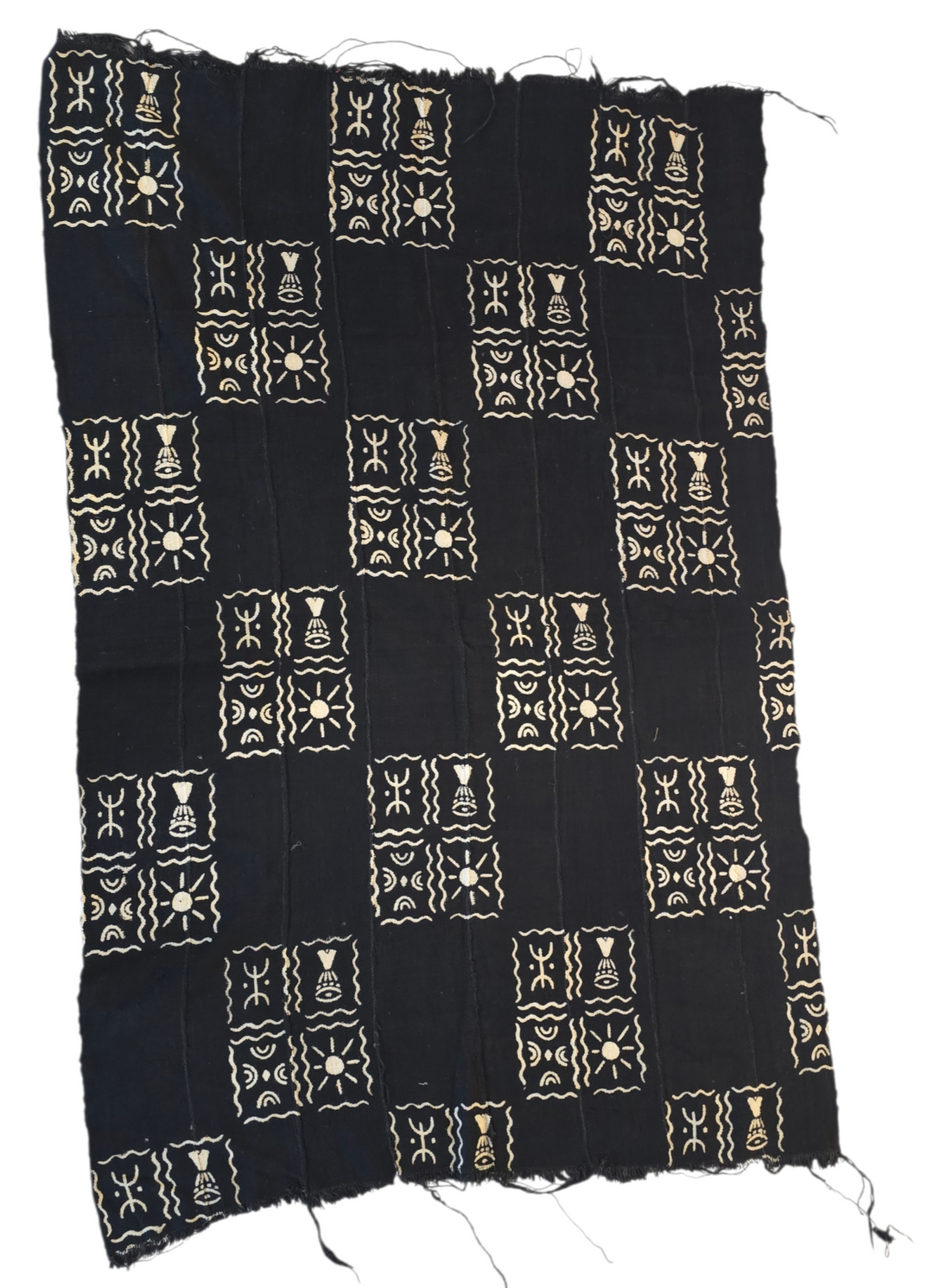 Fair Trade Bogolan Textile – Hand-Painted African Fabric for Sustainable Home Décor