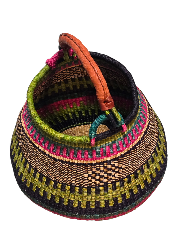 Bolga Pot Basket – Handwoven by the Women of Ayebase