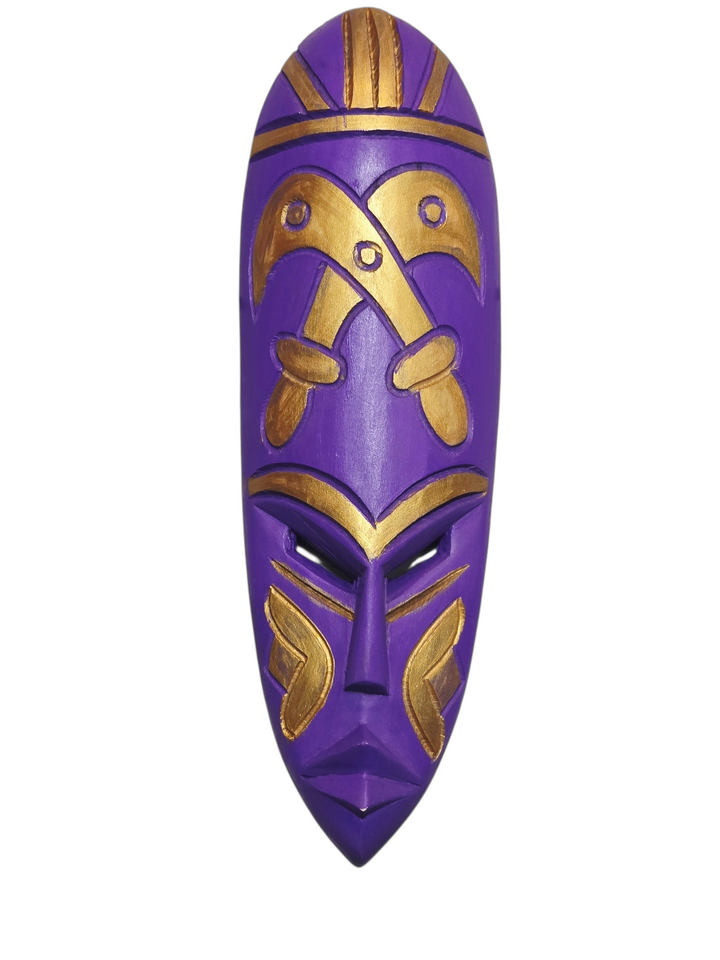 Adinkra Hand Carved African Mask-Akofena