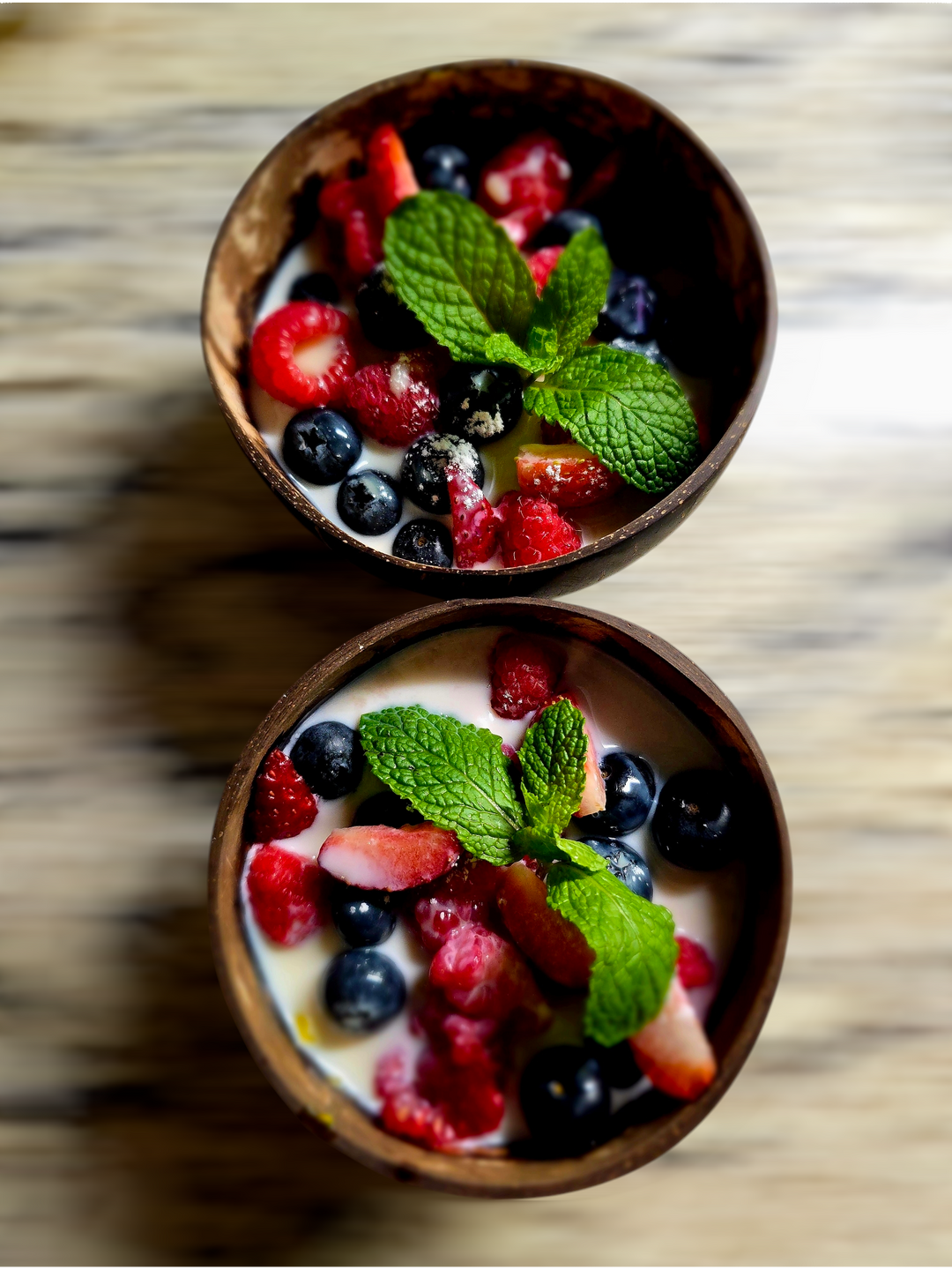Set of 3 Recycled Coconut Shell Bowls