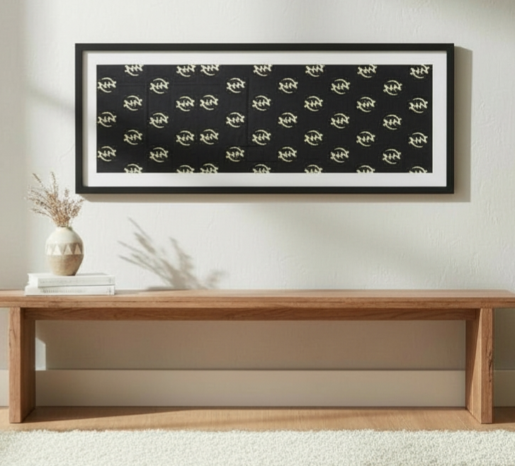 Fair Trade Bogolan Textile – Hand-Painted African Fabric for Sustainable Home Décor