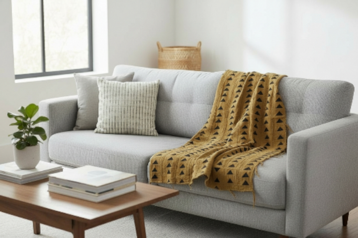 Bogolan Textile – Hand-Painted African Fabric for Sustainable Home Décor