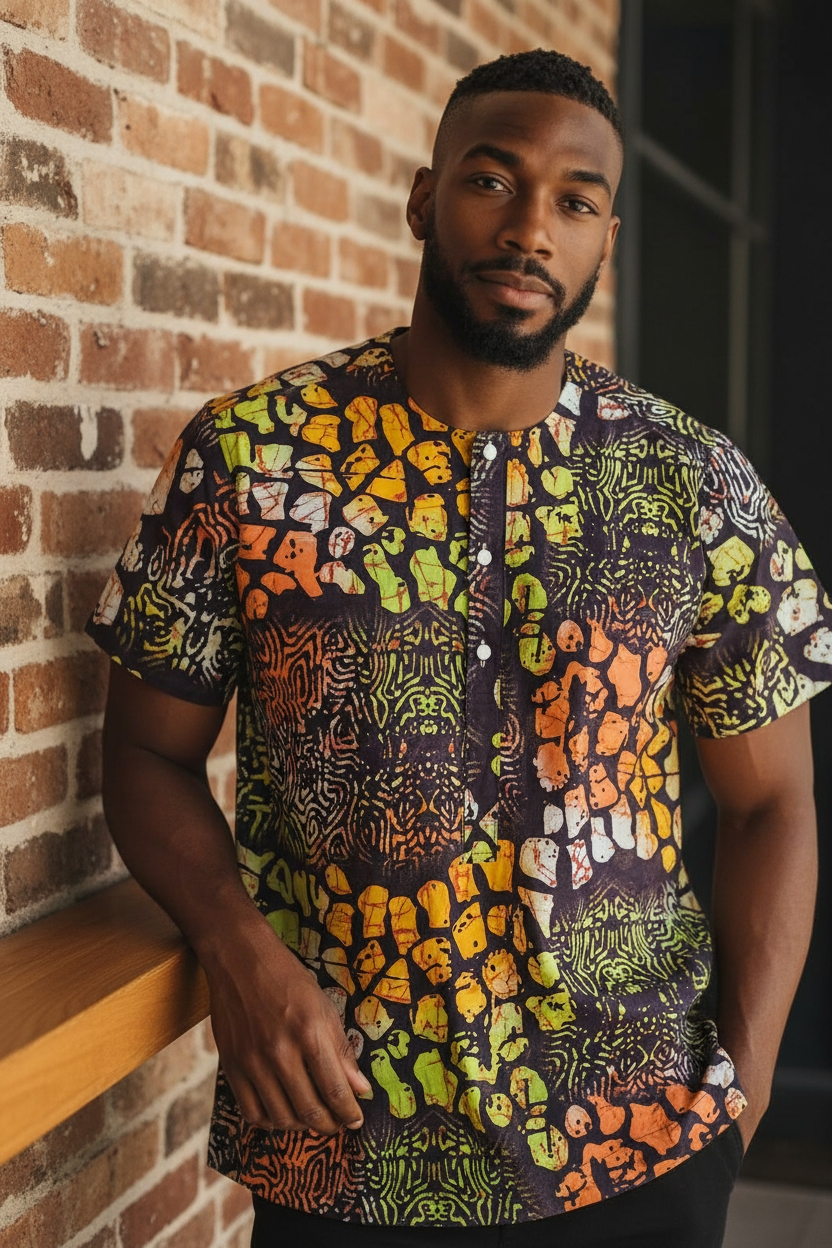 Bepowso Men's Shirt