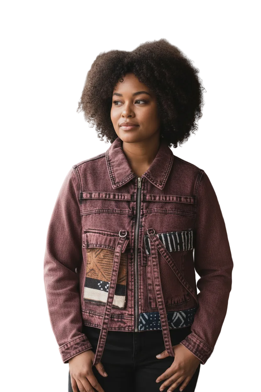 Duafe-Denim Fusion Upcycled Jacket
