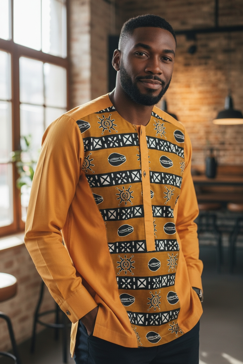 Bepowso Men's Shirt