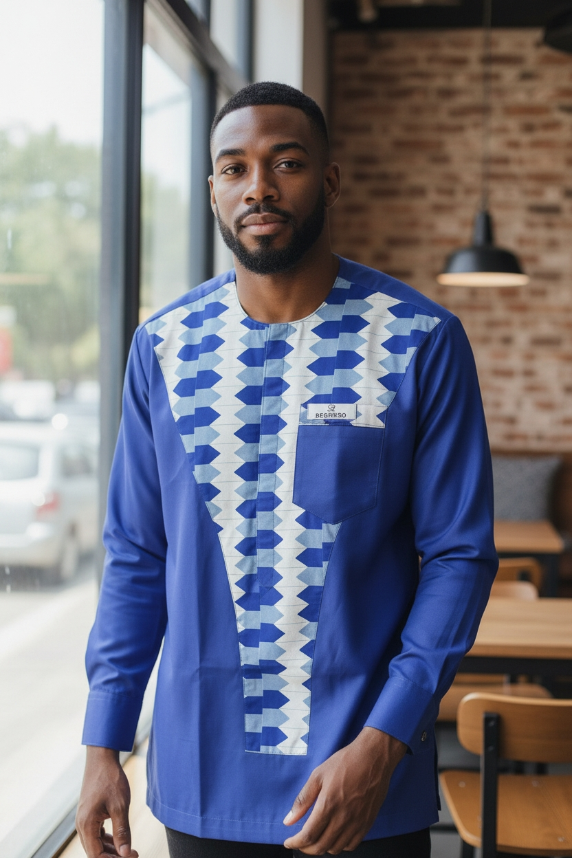 Bepowso Men's Shirt