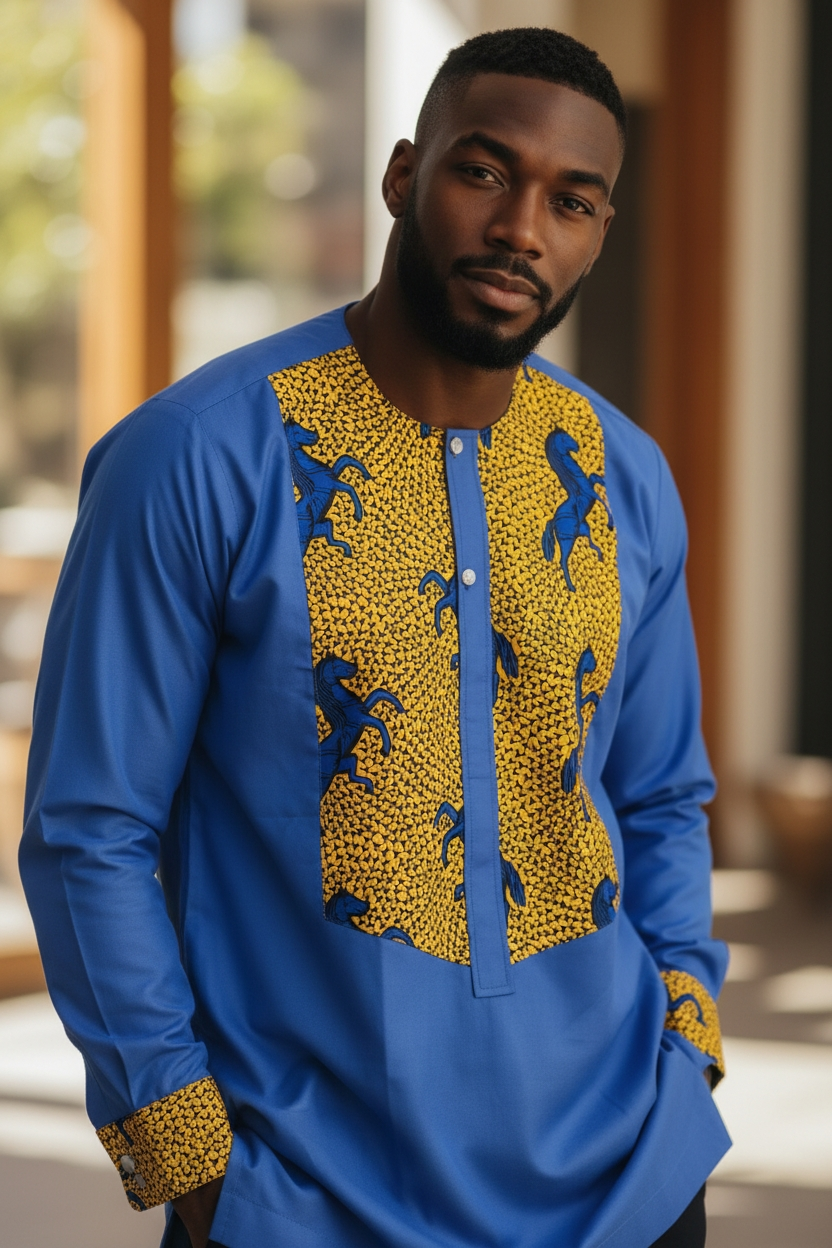 Bepowso Men's Shirt