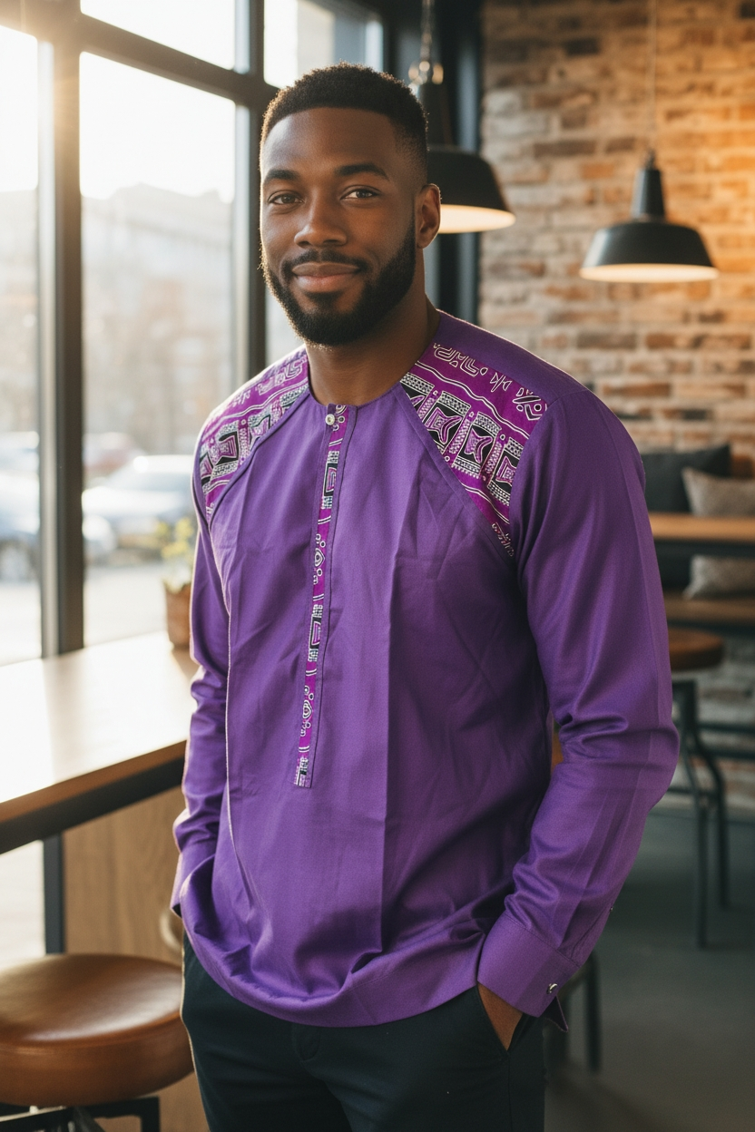 Bepowso Men's Shirt
