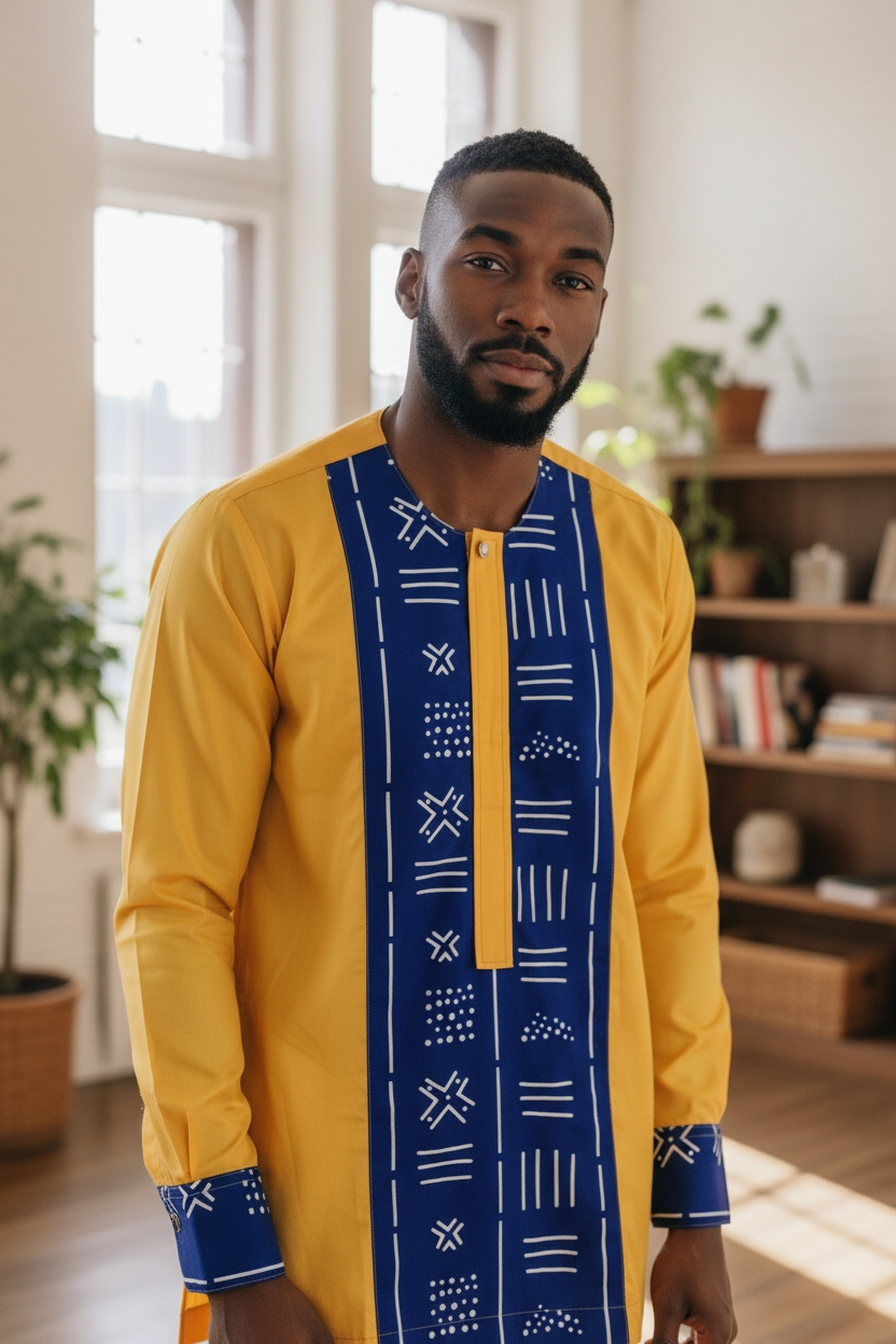 Bepowso Men's Shirt
