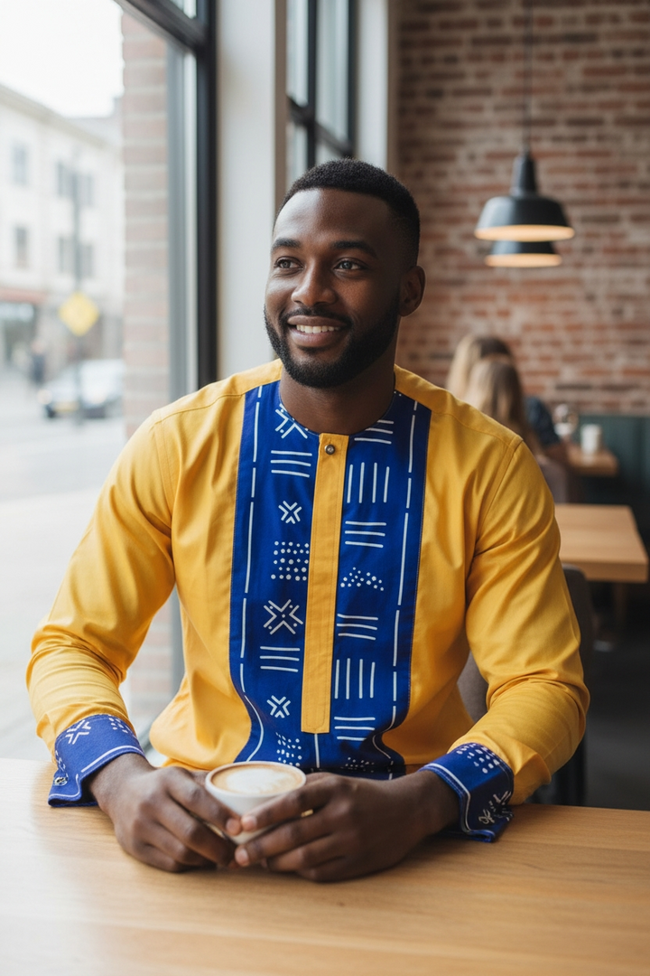 Bepowso Men's Shirt
