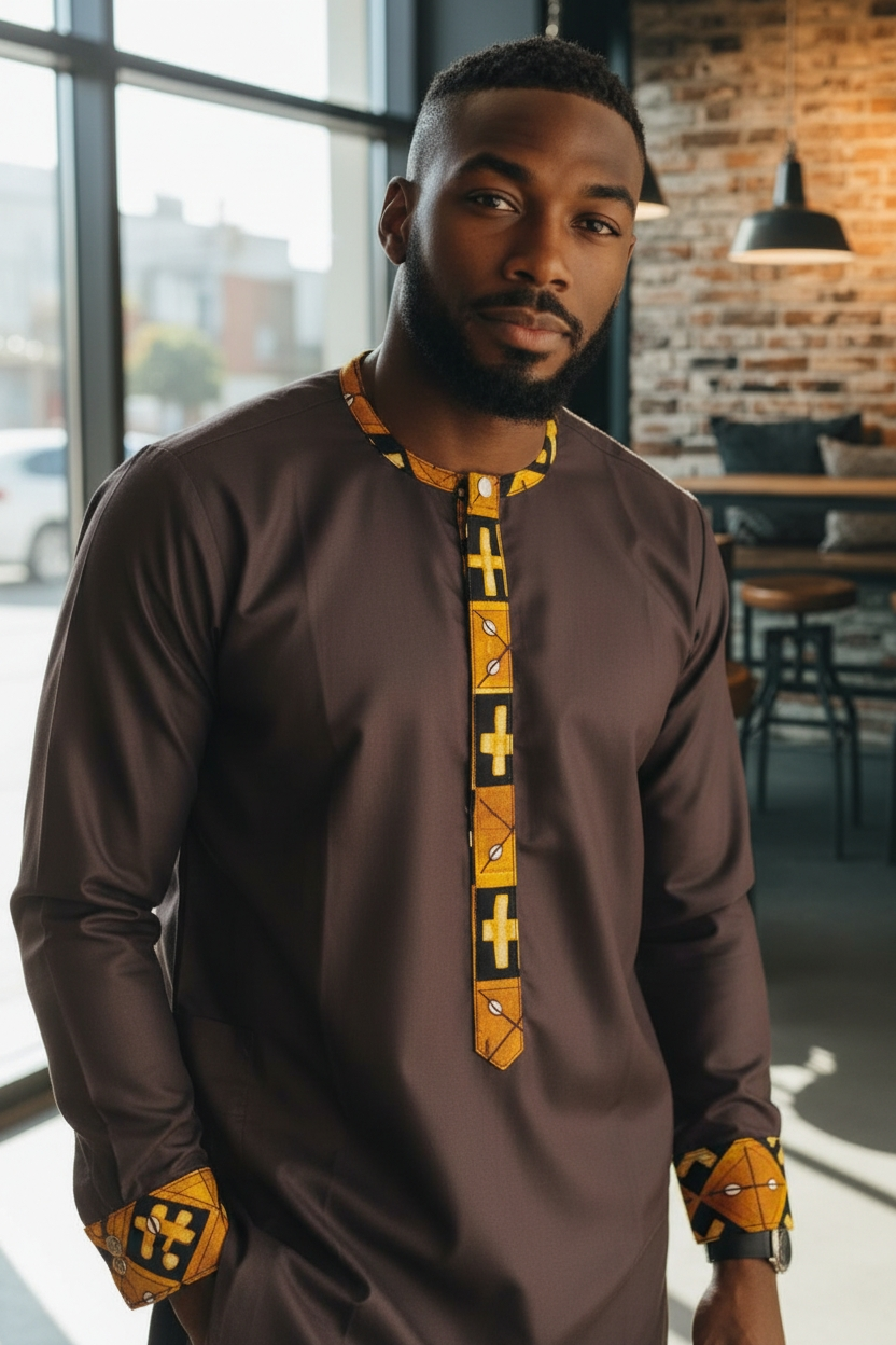 Bepowso Men's Shirt