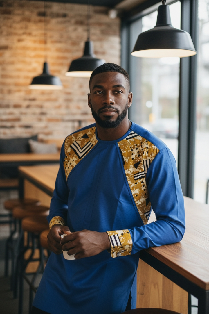 Bepowso Men's Shirt