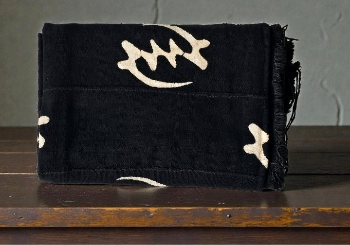 Fair Trade Bogolan Textile – Hand-Painted African Fabric for Sustainable Home Décor
