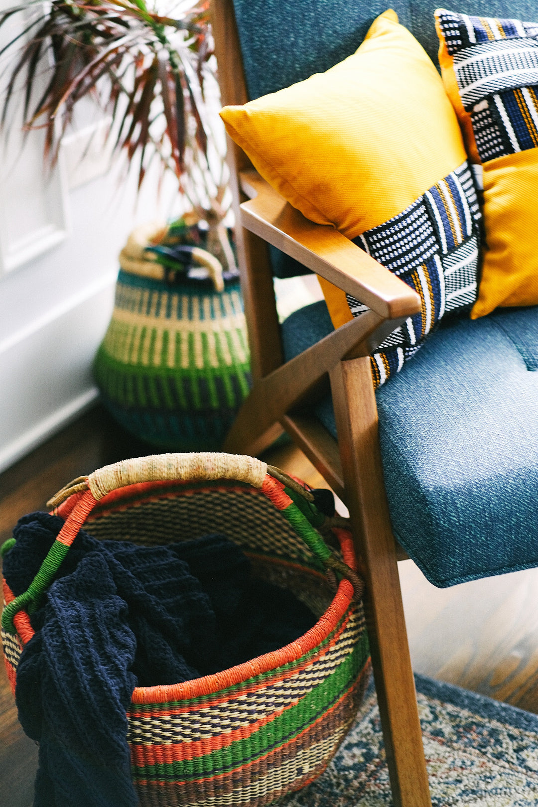 Assibi-Handwoven Bolga Basket – Fair Trade
